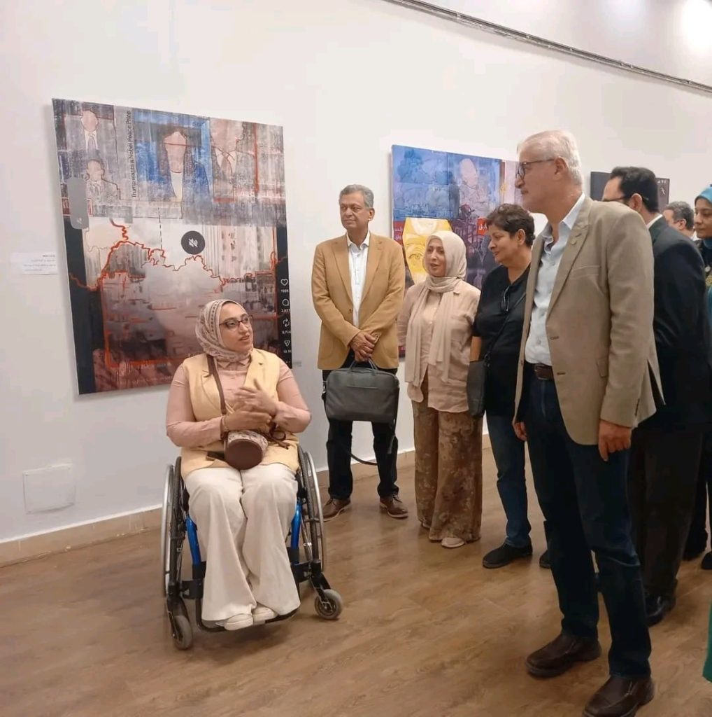 معرض الفنانة الدكتورة أمنية محمد السيد