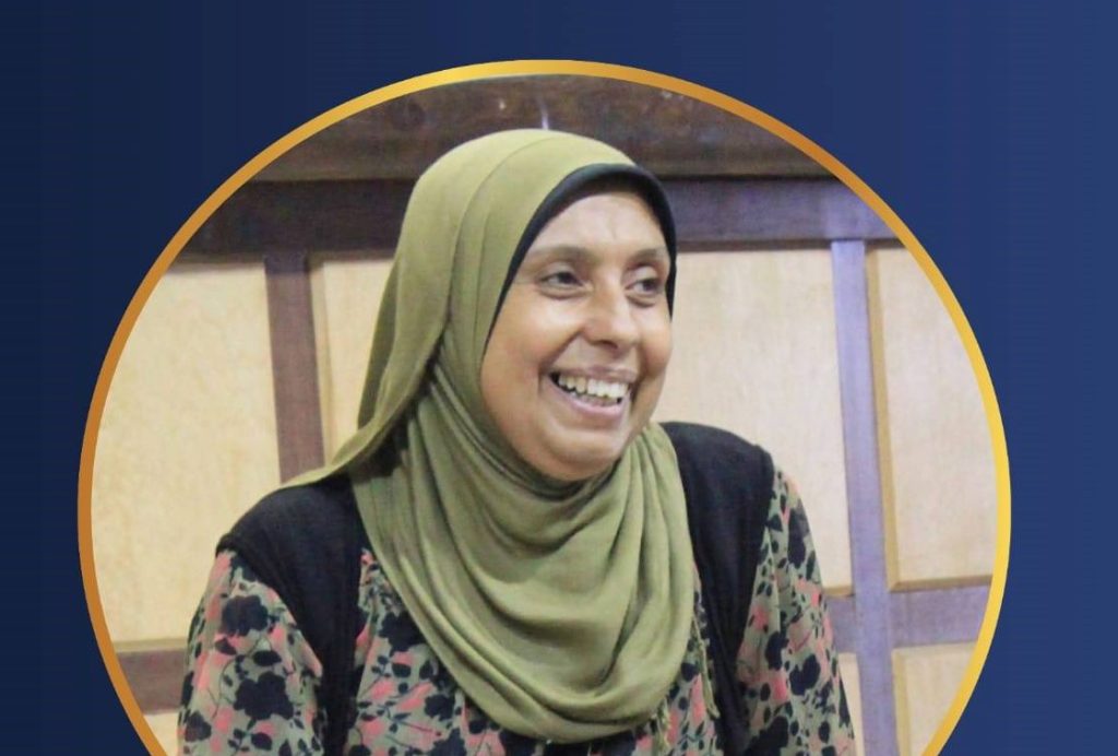 نادية عبدالله سفيرة لمتلازمة أشر