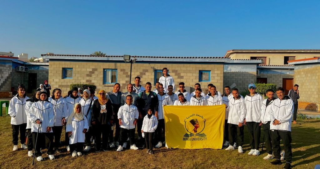 طلاب جامعة المنيا من ذوي الإعاقة يتألقون في الملتقى رياضي