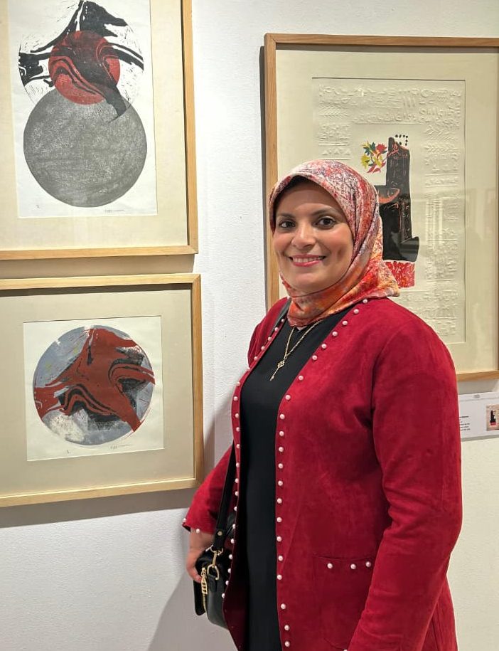 إنچي عبد المنعم، الفنانة المصرية من ذوي الهمم