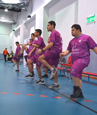 فعالية مركز الشفلح وباريس سان جيرمان للدمج الرياضي