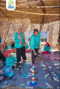 بعض المستفيدين من برامج صندوق الاستثمار الخيري لدعم ذوي الإعاقة عطاء