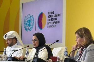 أمثال الحويلة فى القمة العالمية بقطر