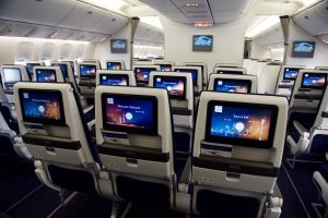 إحدى طائرات الخطوط الجوية الكويتية من الداخل