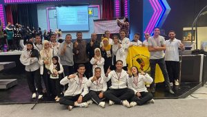 أبطال جامعة المنيا في الملتقي الرياضي بأبوقير