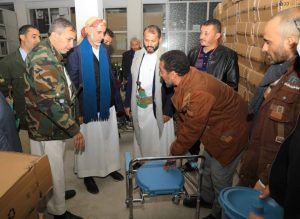 تفقد التجهيزات والأجهزة المعدة لذوي الإعاقة في اليمن