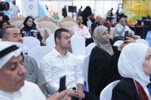 جانب حضور فاعليات معرض تمكين تك