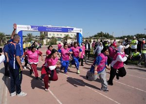 ماراثون ذوي الإعاقة الثالث في الكويت 