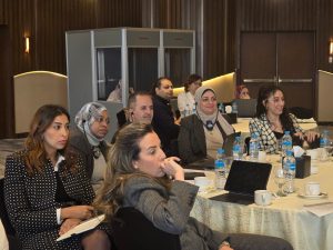 جانب من حضور ورشة إدماج ذوي الإعاقة في القاهرة