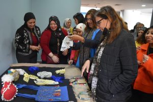 مشغولات وابداعات ذوي الهمم فى احتفالية متحف الفنون الشعبية بالقاهرة