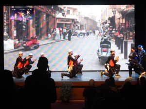 جانب من عروض ذوي الإعاقة خلال الحفل