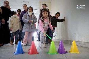 أنشطة ترفيهية تعزز اندماج الأطفال ذوي الإعاقة البصرية والسمعية في حمص