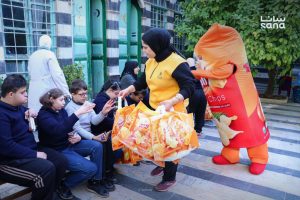 أنشطة ترفيهية تعزز اندماج الأطفال ذوي الإعاقة البصرية في دمشق