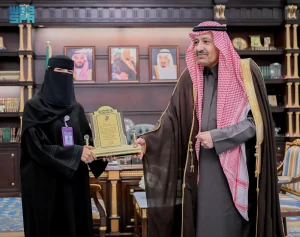 أمير الباحة يتسلم التقرير السنوي لمركز جمعية الأطفال ذوي الإعاقة