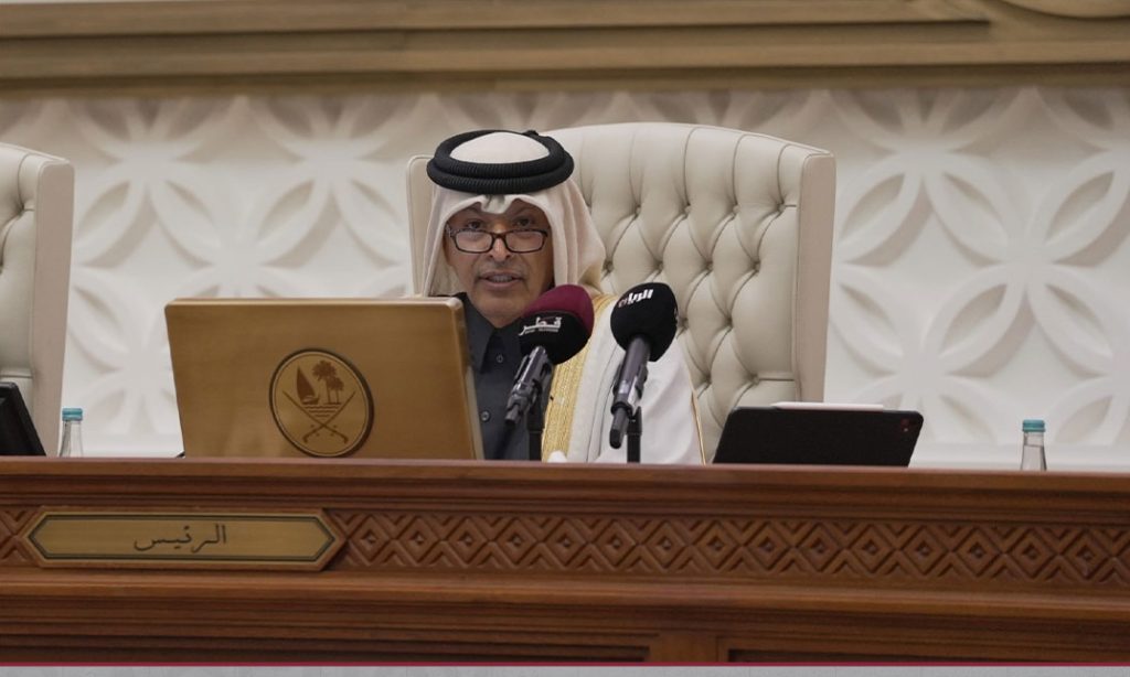 حسن بن عبدالله الغانم رئيس مجلس الشورى القطري
