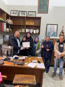 الدكتورة هالة محفوظ في إفتتاح الرابطة الأخوية للصم