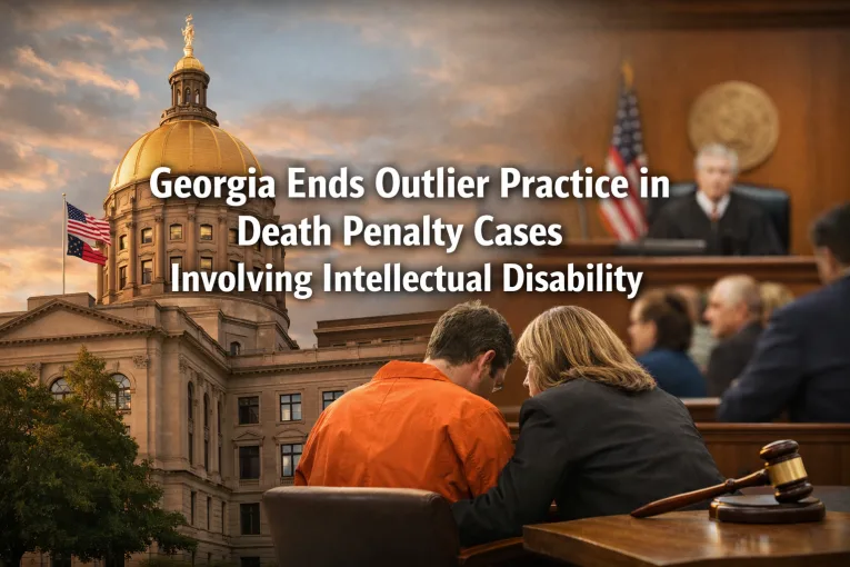ولاية جورجيا تقر قانونًا جديدًا يحمي ذوي الإعاقة العقلية من عقوبة الإعدام
