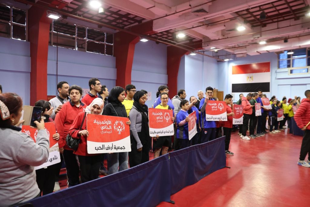 مسابقة تنس الطاولة للأولمبياد الخاص المصري